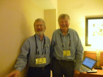 Dan Joffe of Akitika LLC and Sigfried Linkwitz of Linkwitz Labs at 2015